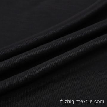 Tissu de cupro imitation noire